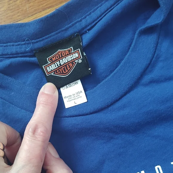 Harley-Davidson Legendary Blue T-Shirt - Picture 4 of 5